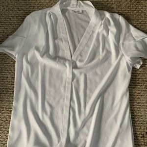 Calvin Klein white blouse new never worn